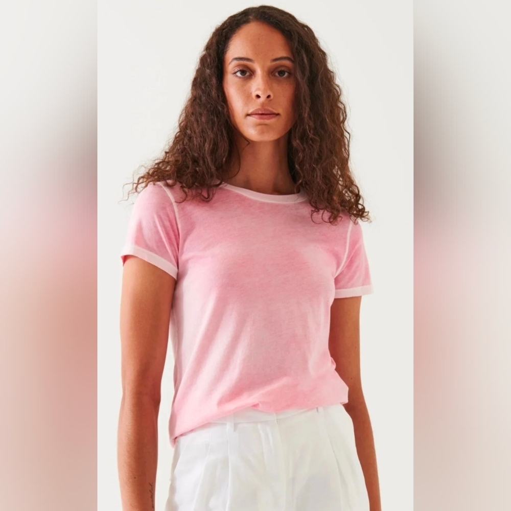 Patrick Assaraf Reverse Spray Crewneck T.